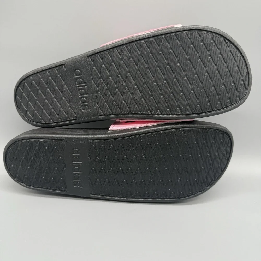 Adidas Adilette Comfort Slides Pink/Black –‎ Men's 12 / Women's 13 JH6606 NIB